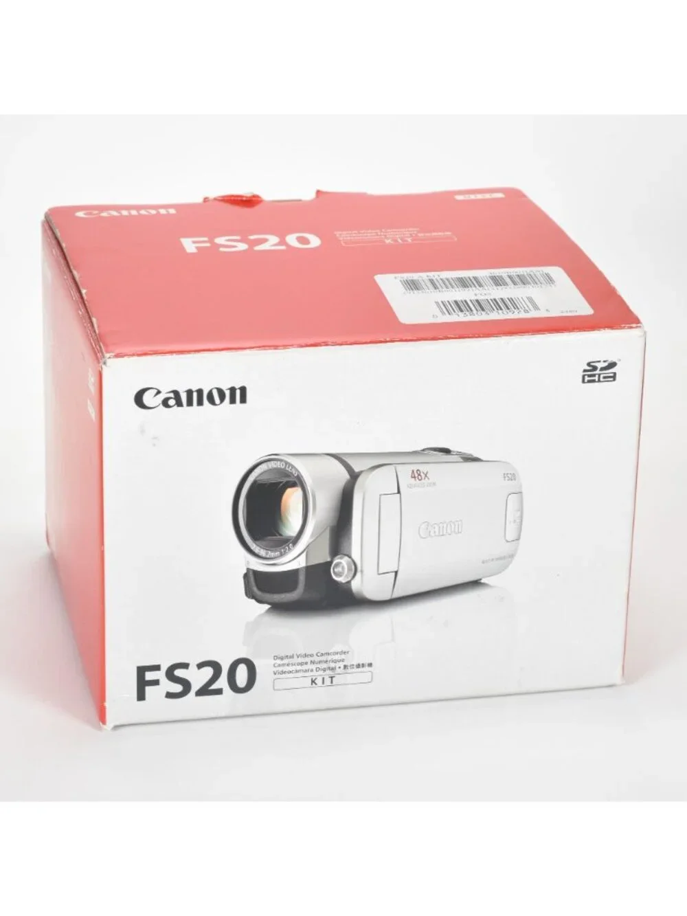 Canon FS20 LEGRIA Camcorder 37x Optical Zoom 8GB Internal Memory 16GB SD Card